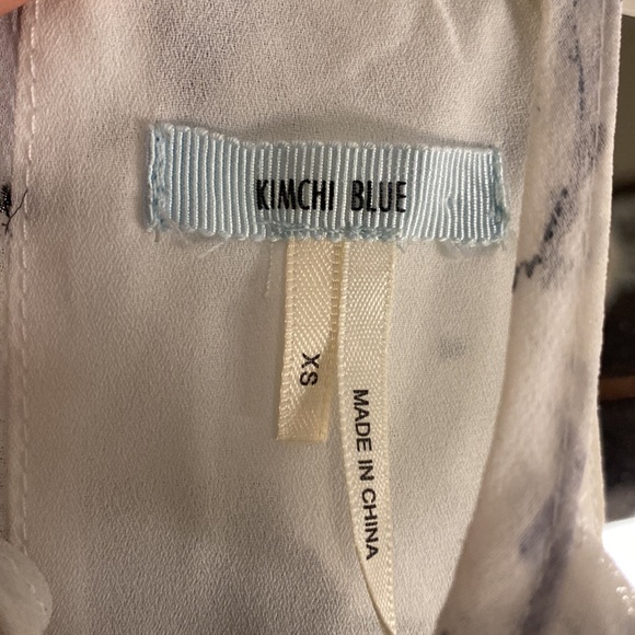 White & black printed mini dress - Picture 4 of 5